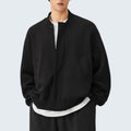 Minimalist Zip Jacket Oversized Outerwear