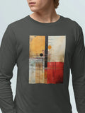 Original Art Unisex Long Sleeve Tee - Slim Fit Unique Abstract Art Graphic T-Shirt