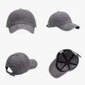 Washed Cotton Cap with Embroidered Puffins - Adjustable Strap Hat & Bird Watching Lover Gift Cap