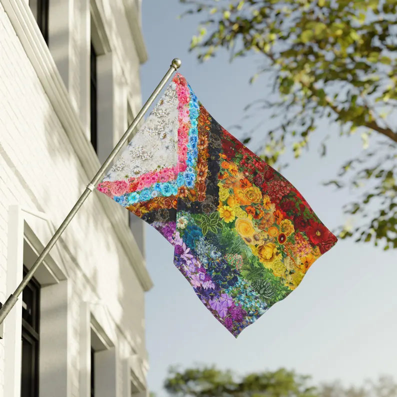 Botanical Progressive Pride Flag 3x5 ft