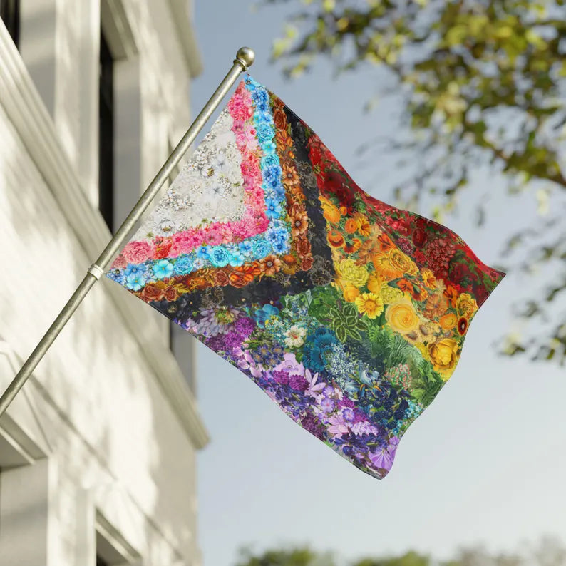 Botanical Progressive Pride Flag 3x5 ft