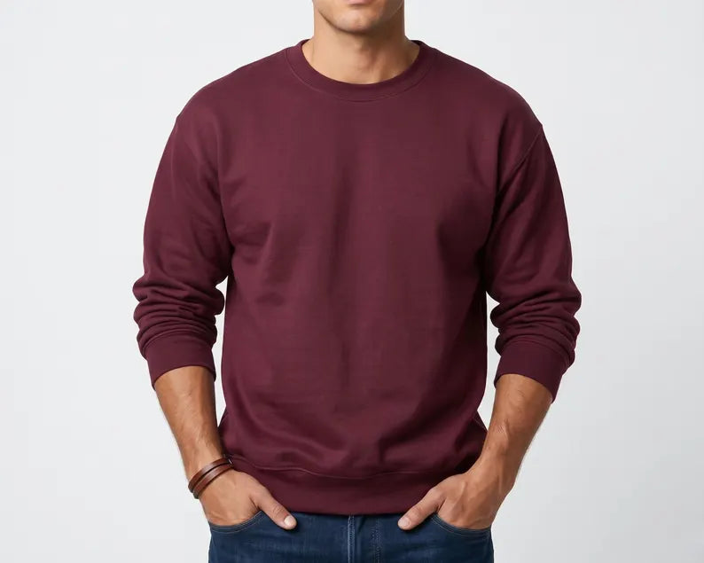 Blank Gildan Sweatshirt Unisex Fleece Pullover