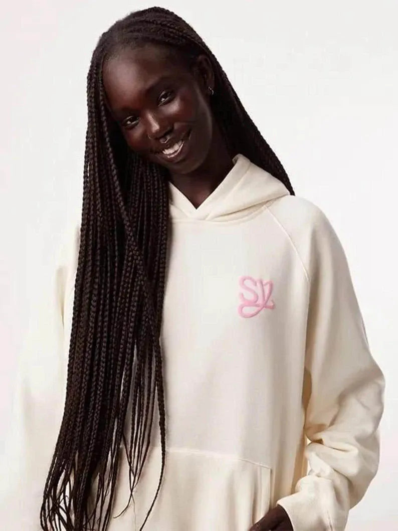 Salish Matter "Sweet Life" Cream Hoodie | Oversized Fleece Pullover