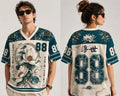 Lotus Bloom Baseball Jersey - Japanese Botanical Sports Shirt, Zen Floral Art Unisex Gift
