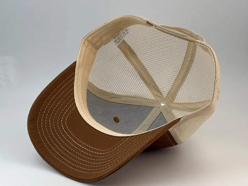 Watermelon Embroidered Mesh Trucker Hat - Summer Fruit Casual Baseball Cap for Women Men