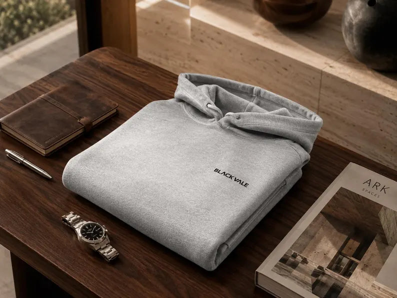 Blackvale Signature Pullover Hoodie Heavyweight Luxury Cotton