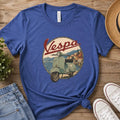 Vintage Italian Scooter Shirt - Amalfi Coast Travel Tee, Retro Italy Summer Graphic T-Shirt
