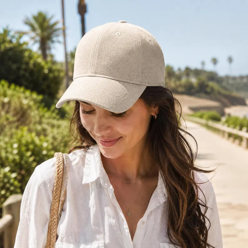 Linen Summer Unisex Cap