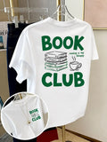 Reading is My Therapy T-Shirt - Funny Book Club Graphic Tee for Bookworms & Readers